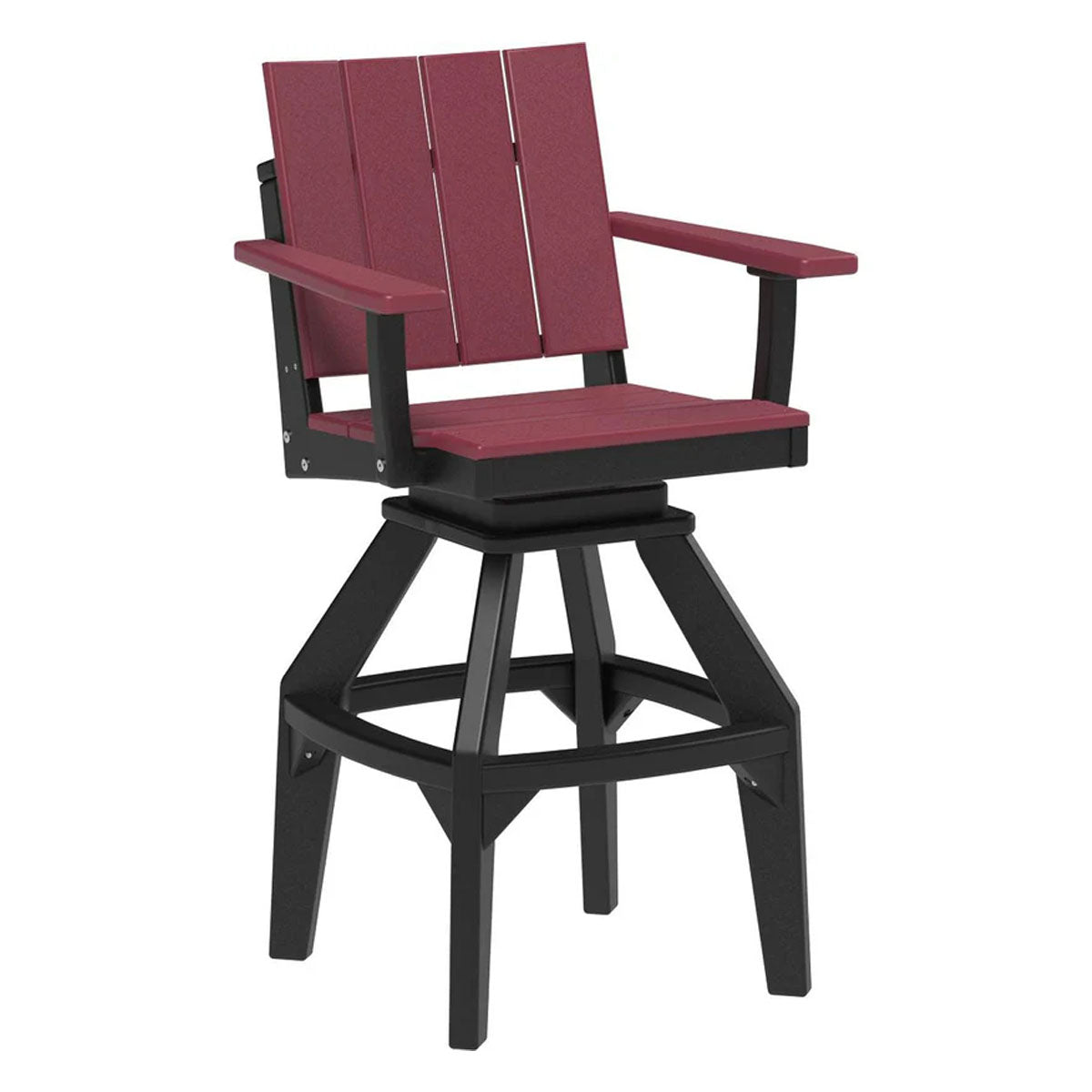 LuxCraft Urban Swivel Bar Height Side Chair