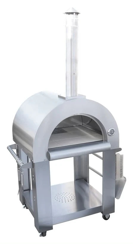 Wood Burning Pizza Oven and Stand