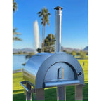 Wood Burning Pizza Oven and Stand