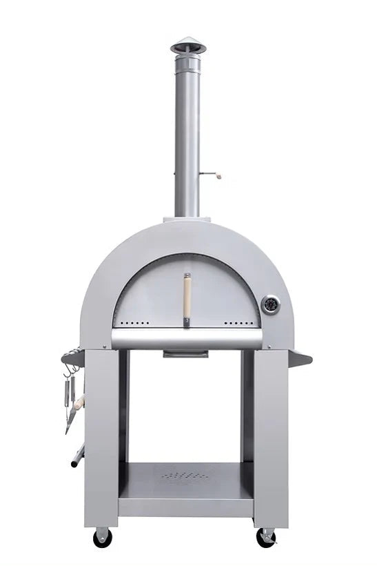 Wood Burning Pizza Oven and Stand