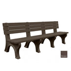 Polly Products Economizer 8 ft. Outdoor Park Bench with Back