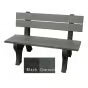 Polly Products Economizer 4 ft. Outdoor Park Bench with Back