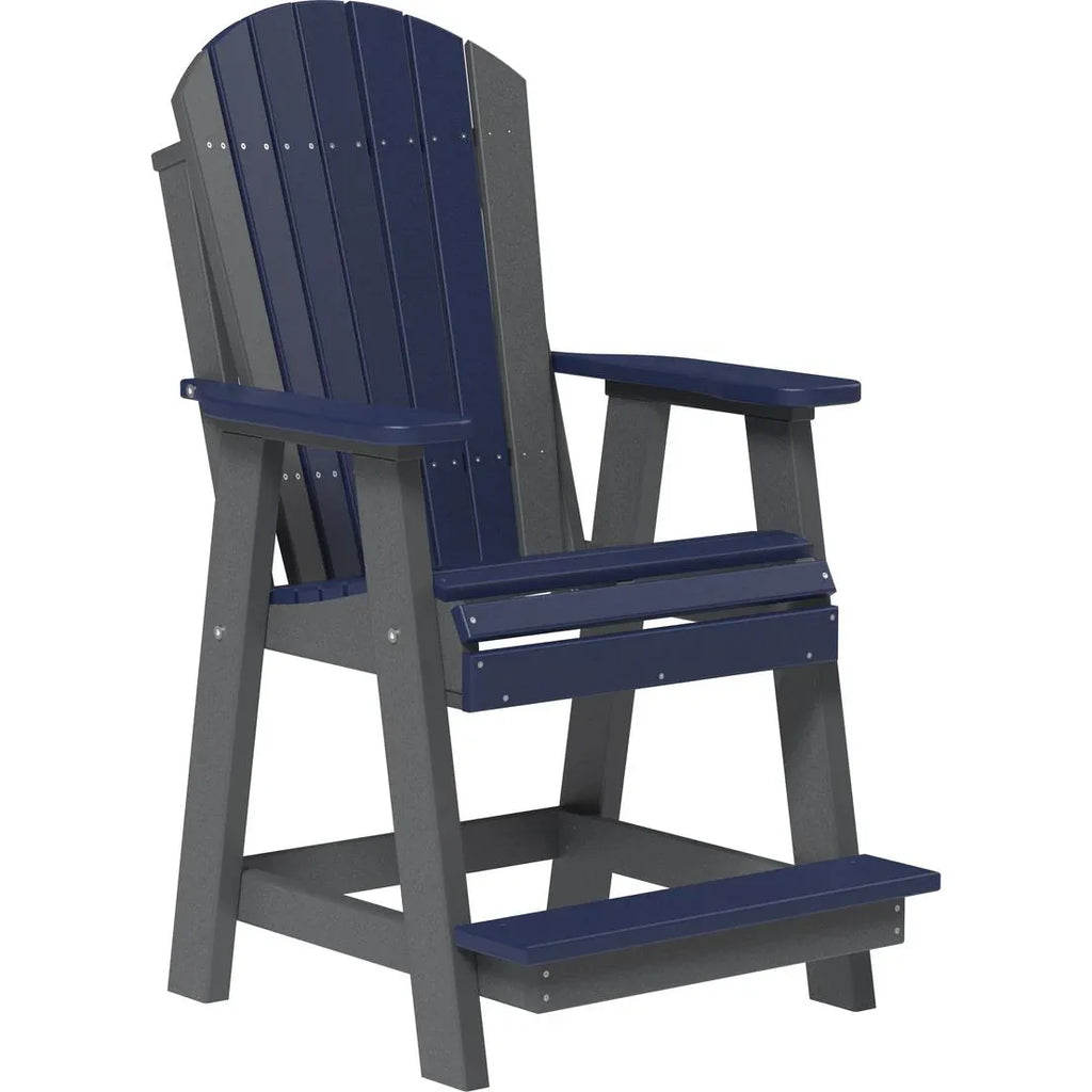 LuxCraft Adirondack Balcony Chair 34 x 30 x 49 in