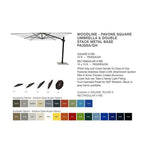 Woodline Pavone 10 ft square product reference — PA30SA(GH) — Bradley Terrace source