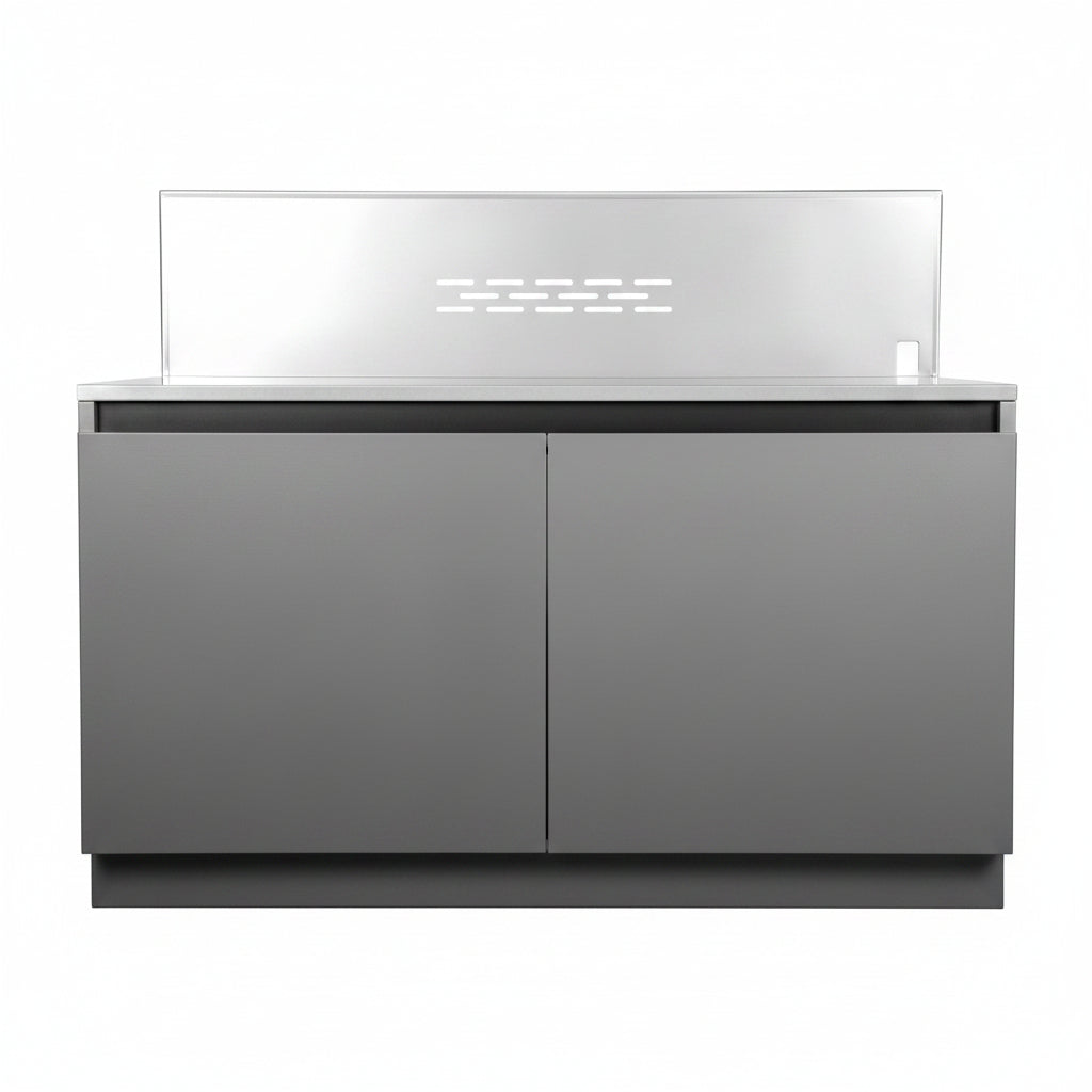 Whistler 110-Inch 5-Burner Gas Grill Island with Infrared Rear Burner and Refrigerator