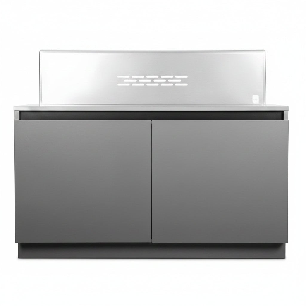 Whistler 102-Inch Stainless Steel Gas Grill Island with Infrared Rear Burner, Refrigerator, Sink, and Rotisserie Kit