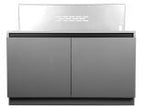 Whistler 102-Inch 4-Burner Gas Grill Island with Infrared Rear Burner, Refrigerator, and Rotisserie Kit