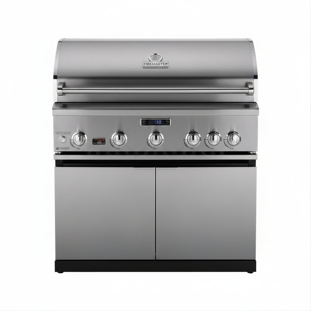Whistler 140 x 92-Inch 5-Burner Gas Grill Island - Stainless Steel