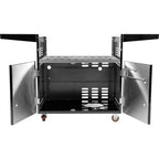 Whistler 34-Inch 4-Burner Gas Grill with Rear Infrared Burner, Grill Lights, Rotisserie Kit & Cover - Black Stainless