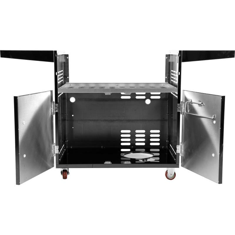 Whistler 34-Inch 4-Burner Gas Grill with Rear Infrared Burner, Grill Lights, Rotisserie Kit & Cover - Black Stainless