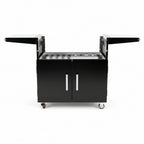 Whistler 34-Inch 4-Burner Gas Grill with Rear Infrared Burner, Grill Lights, Rotisserie Kit & Cover - Black Stainless