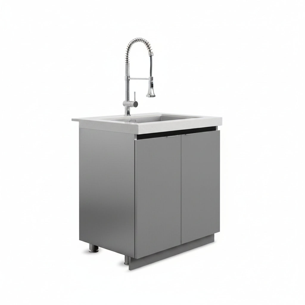 Whistler 31-Inch Sink Cabinet with Faucet and Cutting Board