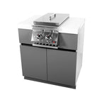 Whistler 31-Inch Stainless Steel Side Burner Cabinet with Gas Double Side Burner