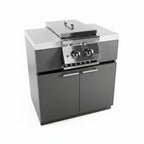 Whistler 132 x 61-Inch 4-Burner Gas Grill Island - Stainless Steel