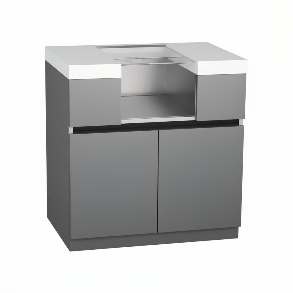 Whistler 132 x 92-Inch 4-Burner Gas Grill Island - Stainless Steel
