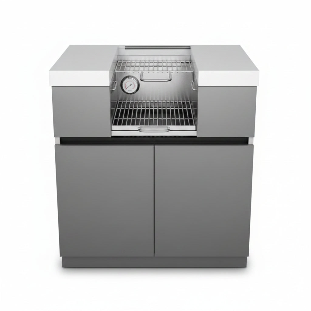 Whistler 132 x 61-Inch 4-Burner Gas Grill Island - Stainless Steel