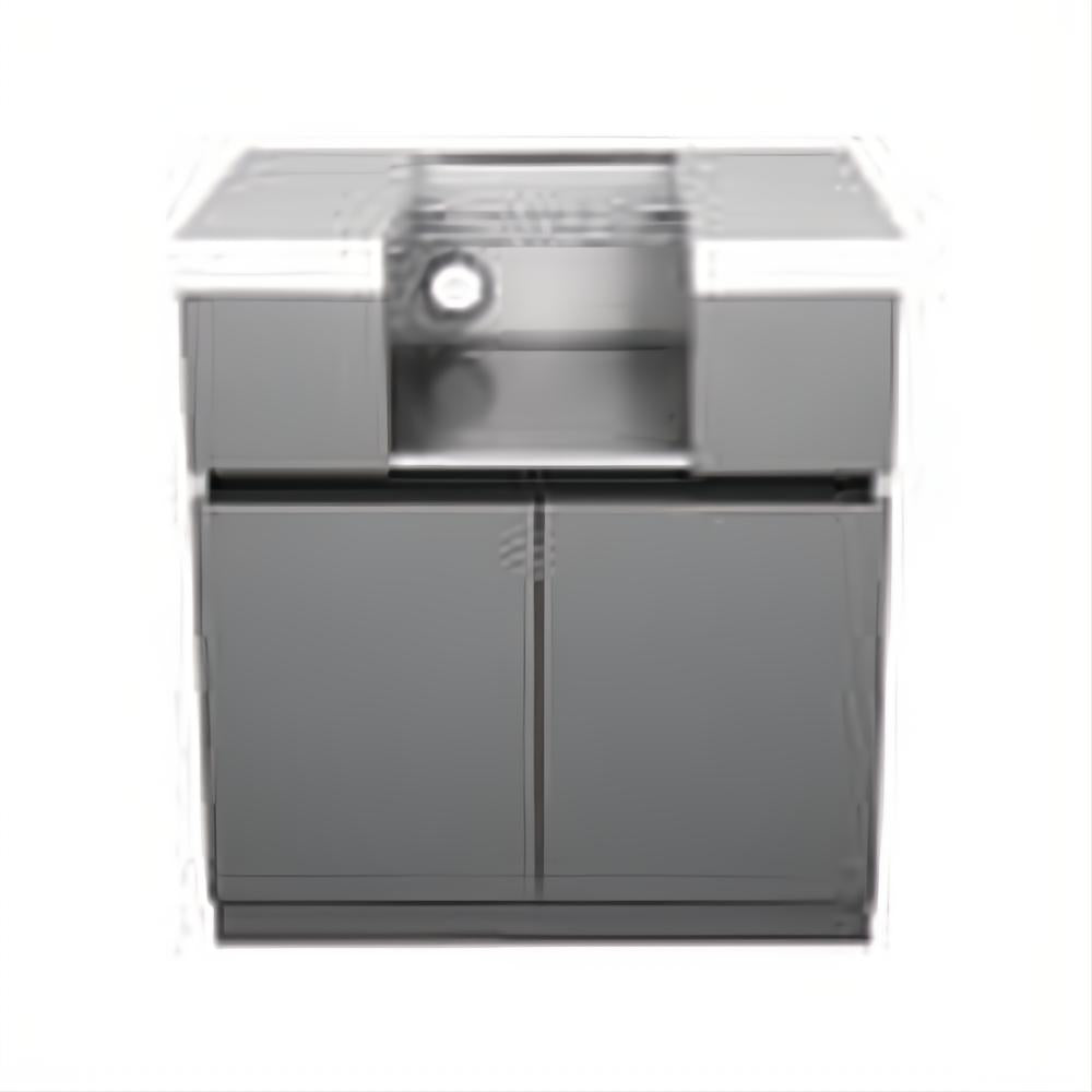 Whistler 132 x 92-Inch 4-Burner Gas Grill Island - Black Stainless Steel