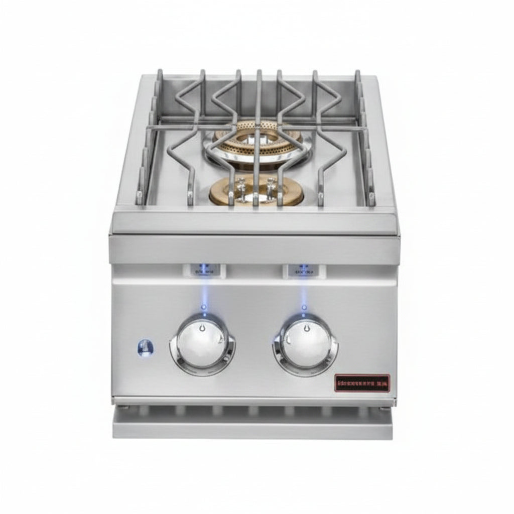 Whistler 31-Inch Stainless Steel Side Burner Cabinet with Gas Double Side Burner