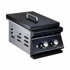 Whistler 132 x 92-Inch 4-Burner Gas Grill Island - Black Stainless Steel