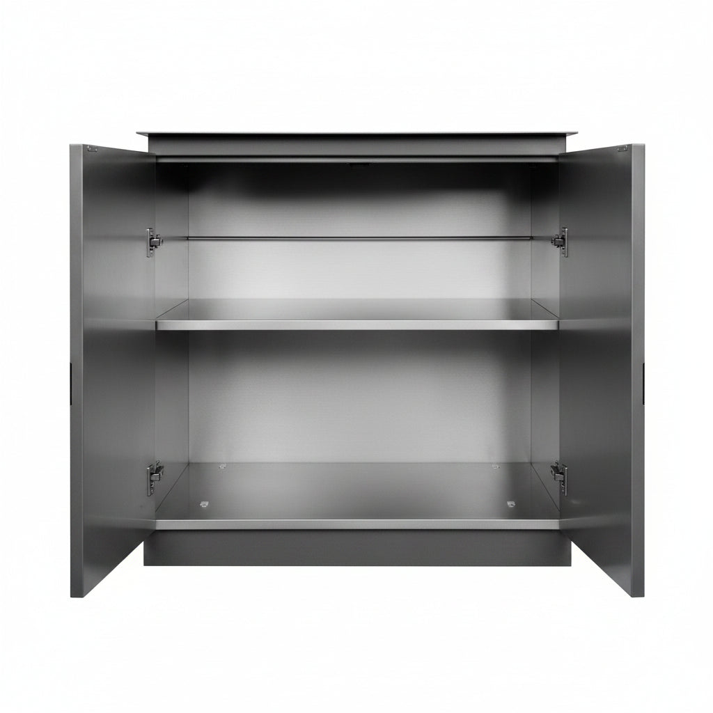 Whistler 104-Inch 5-Burner Gas Grill Island with Infrared Rear Burner, Double Side Burner, and Rotisserie Kit - Black Stainless