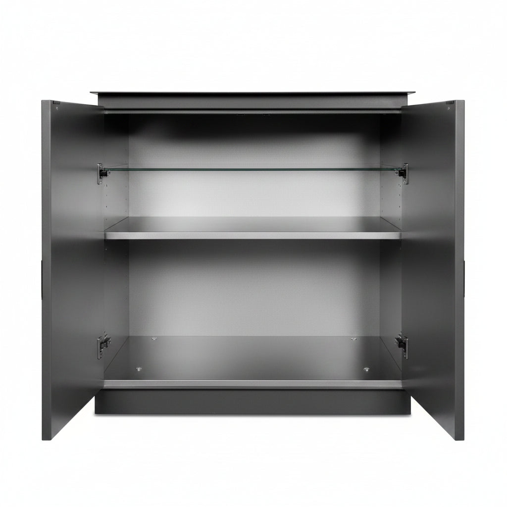 Whistler 31-Inch Stainless Steel Double Door Cabinet