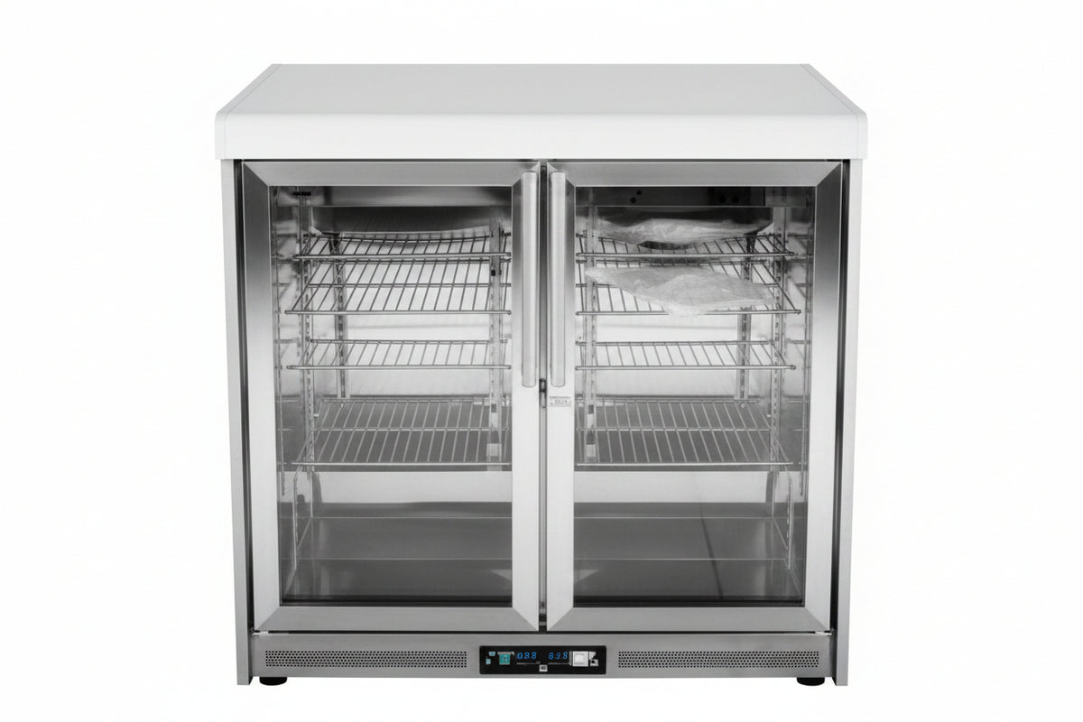 Whistler 164 x 28-Inch 4-Burner Gas Grill Island - Black Stainless Steel