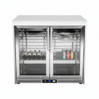 Whistler 102-Inch Stainless Steel Gas Grill Island with Infrared Rear Burner, Refrigerator, Sink, and Rotisserie Kit
