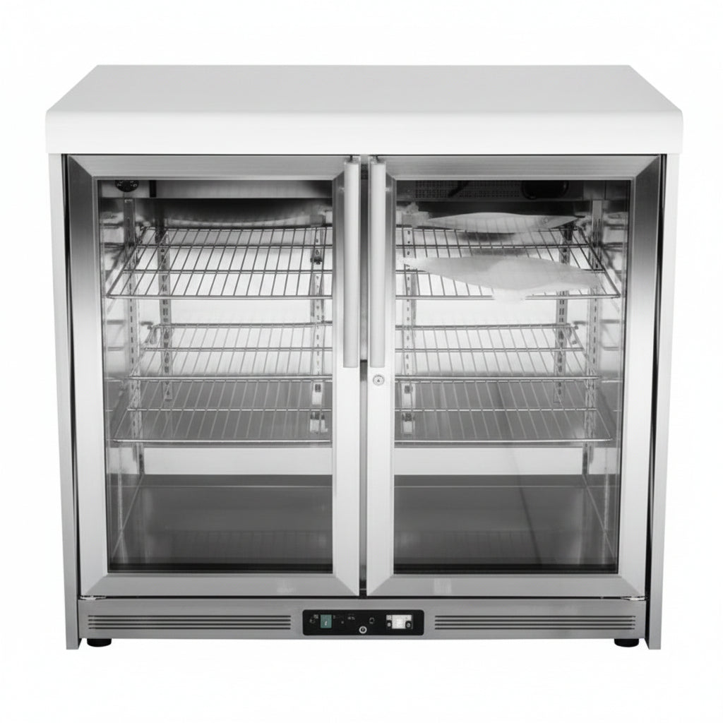 Whistler 110-Inch 5-Burner Gas Grill Island with Infrared Rear Burner and Refrigerator
