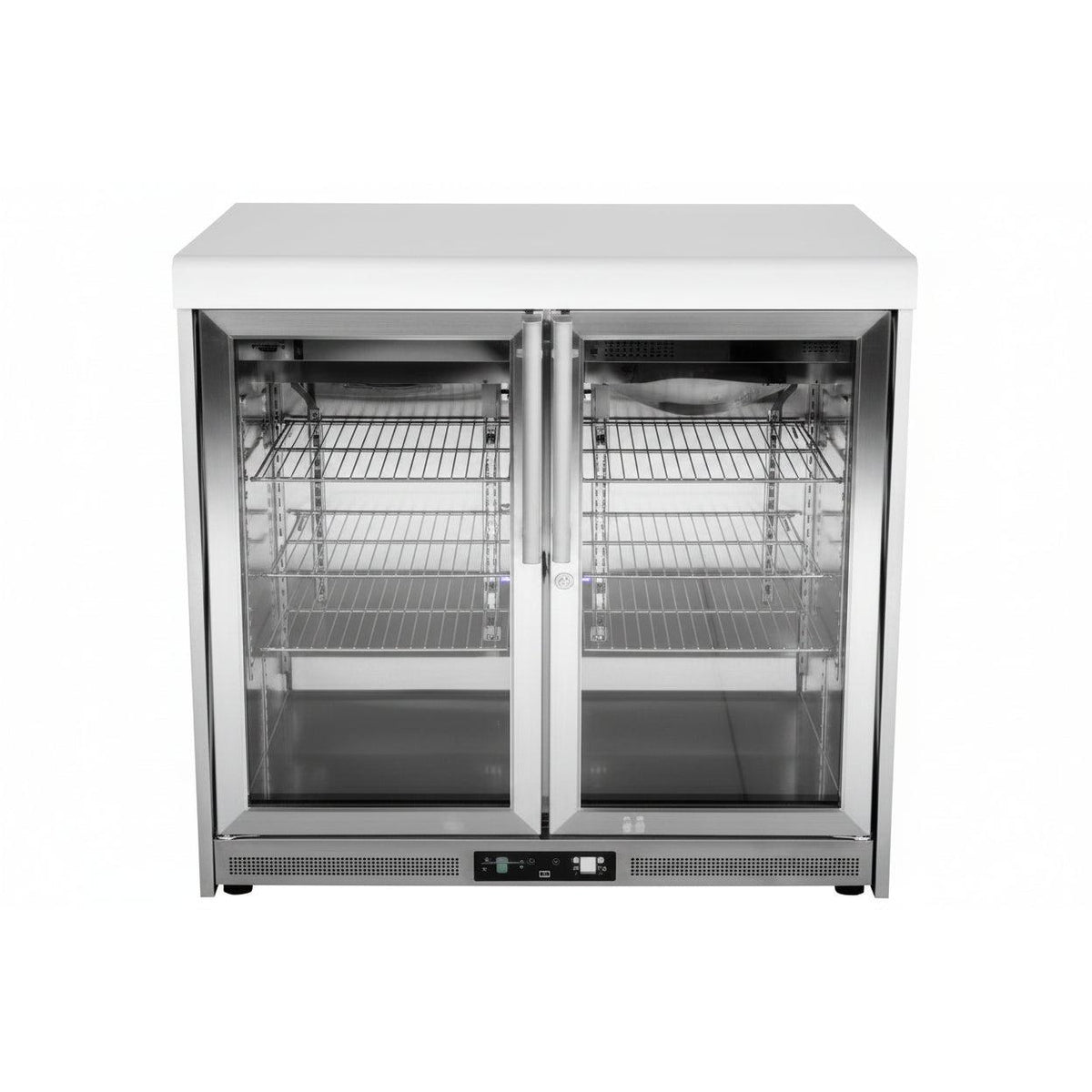 Whistler 110-Inch 5-Burner Gas Grill Island with Infrared Rear Burner, Refrigerator, and Rotisserie Kit