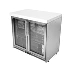 Whistler 110-Inch 5-Burner Gas Grill Island with Infrared Rear Burner, Refrigerator, Sink, and Rotisserie Kit