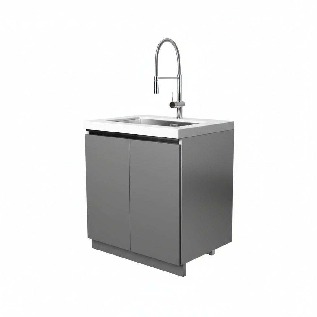 Whistler 31-Inch Sink Cabinet with Faucet and Cutting Board