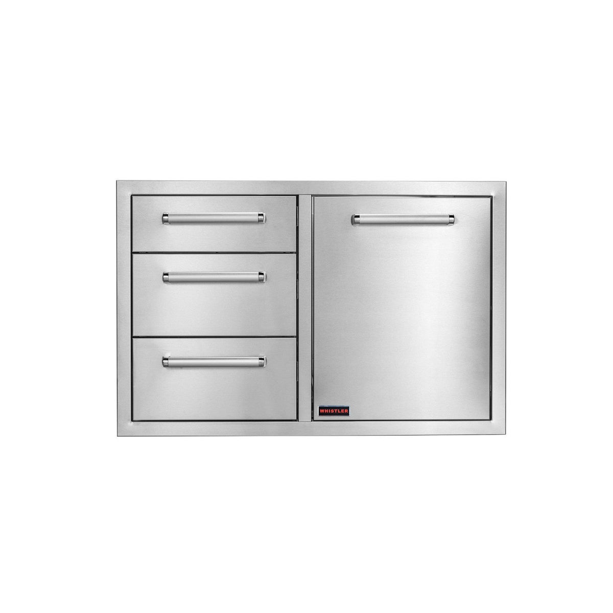 Whistler Triple Drawer & Trash Can Combo - centered product image