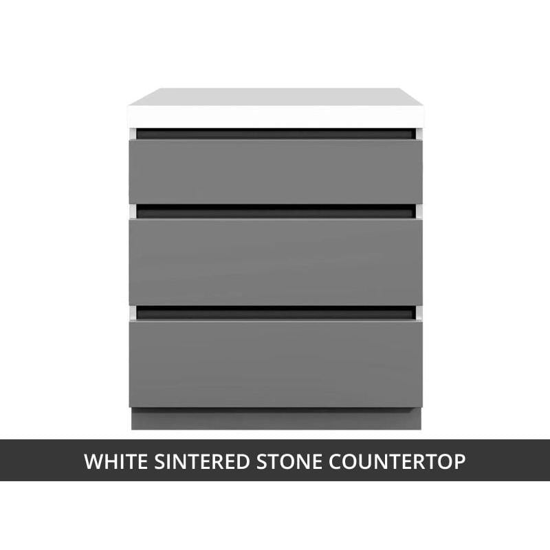 Whistler 31-Inch Stainless Steel Triple Drawer Cabinet