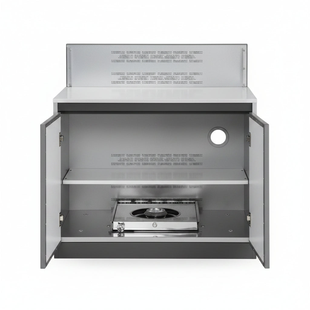 Whistler 32-Inch Stainless Steel Cabinet for 32-Inch 4-Burner Grills