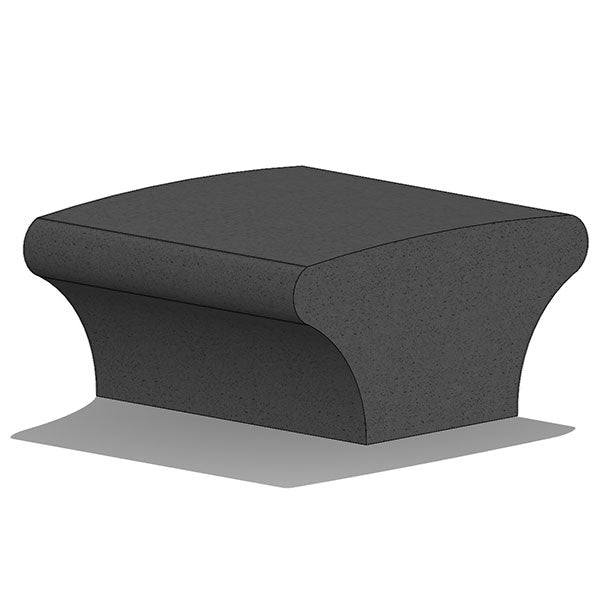 Wausau Tile ZB.BD.02 Buda Small Concrete Bench official product image