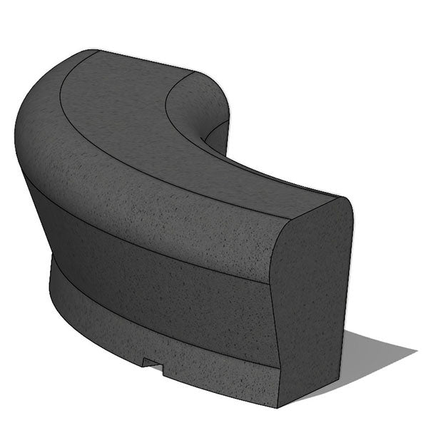 Wausau Tile ZB.CA.01 Castricum Concrete Bench official product image