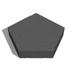 Wausau Tile ZB.PR.05 Parlement Pentagon Concrete Bench official product image