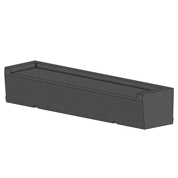 Wausau Tile ZB.PR.08 Parlement Straight Seat Concrete Bench official product image